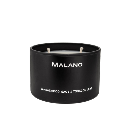 Sandalwood, Sage & Tobacco Leaf Soy Candle