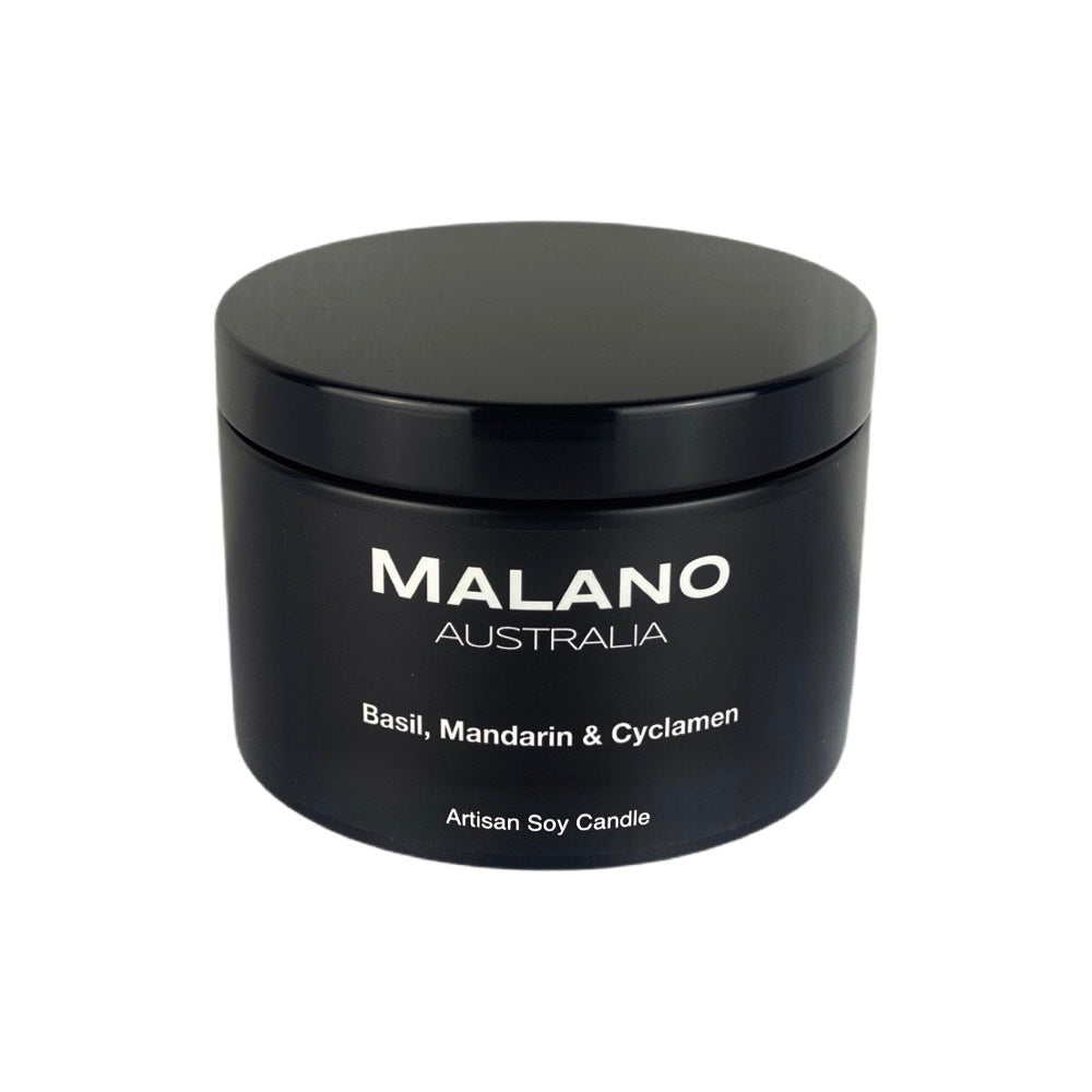 Basil, Mandarin & Cyclamen Soy Candle