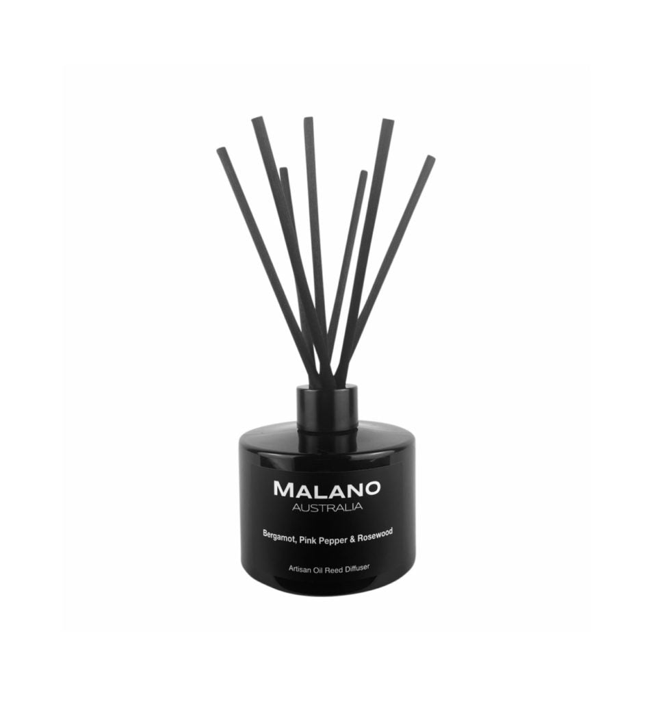 Bergamot, Pink Pepper & Rosewood Artisan Reed Diffuser 180mL