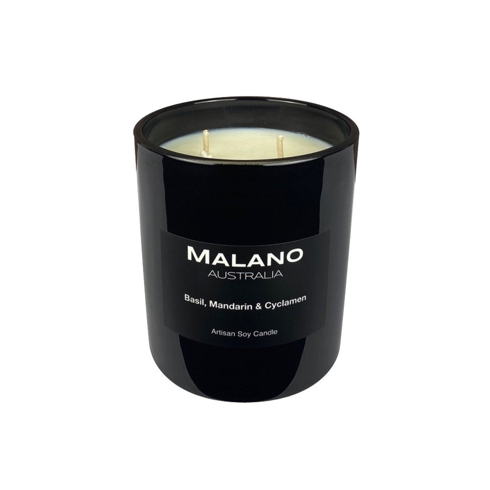 Basil, Mandarin & Cyclamen Soy Candle