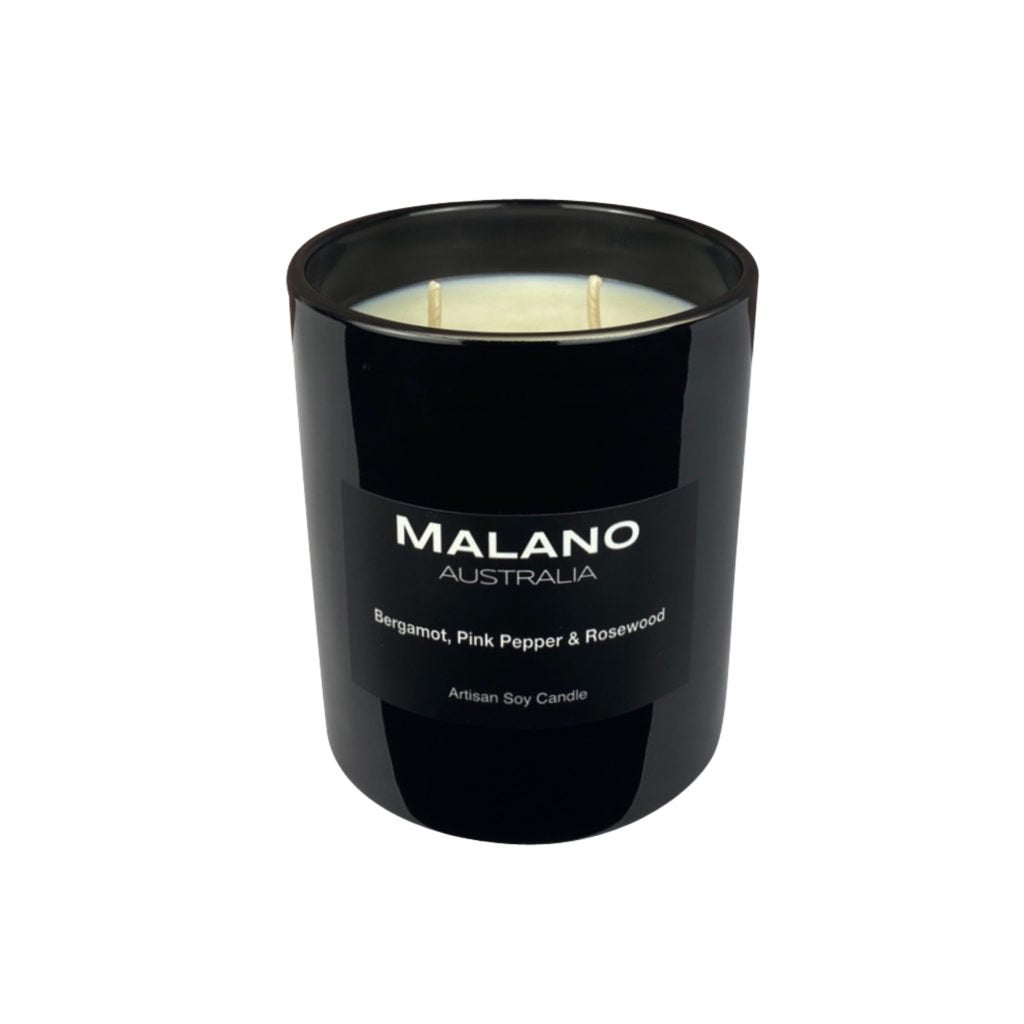 Bergamot, Pink Pepper & Rosewood Soy Candle