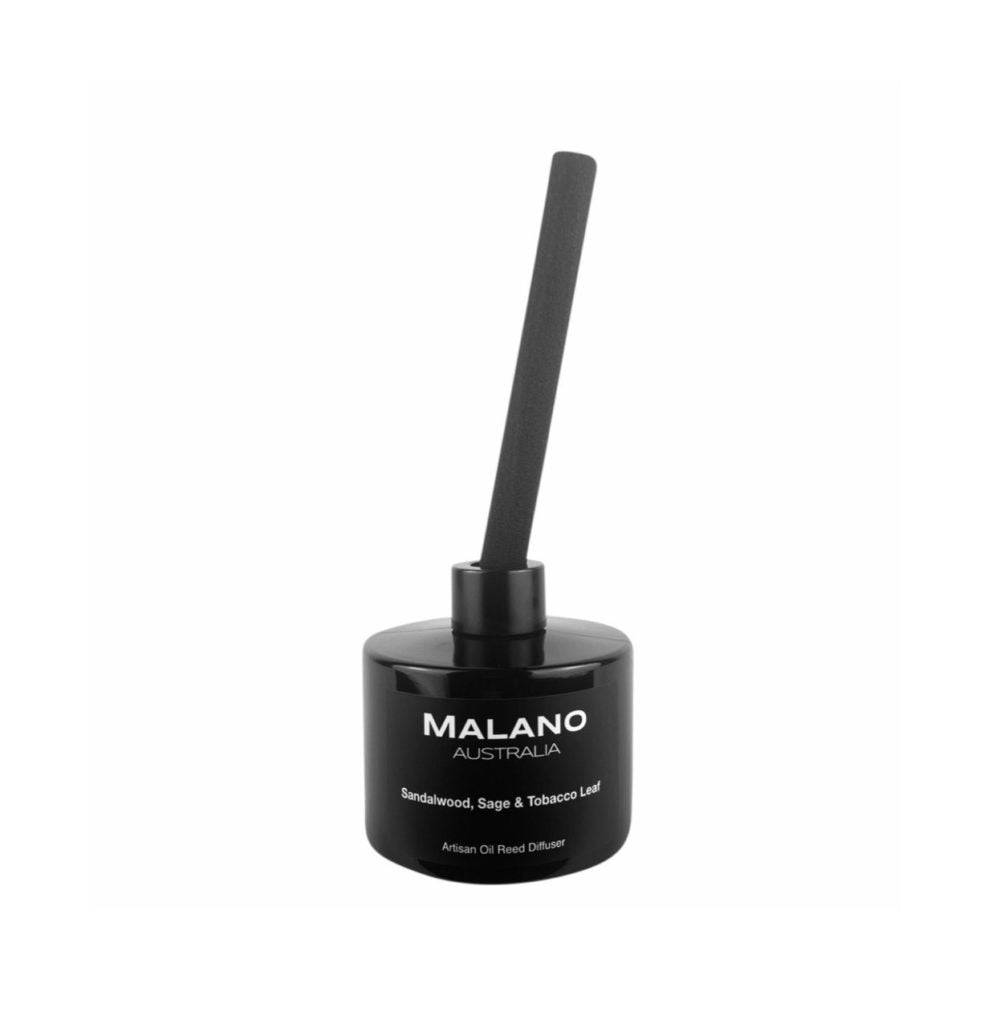 Sandalwood, Sage & Tobacco Leaf Artisan Reed Diffuser 180mL