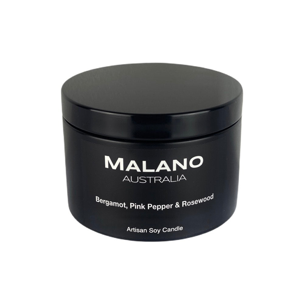 Bergamot, Pink Pepper & Rosewood Soy Candle