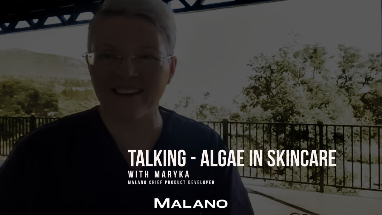 Load video: Algae in skincare a discussion with Maryka chief product developer at Malano on YouTube